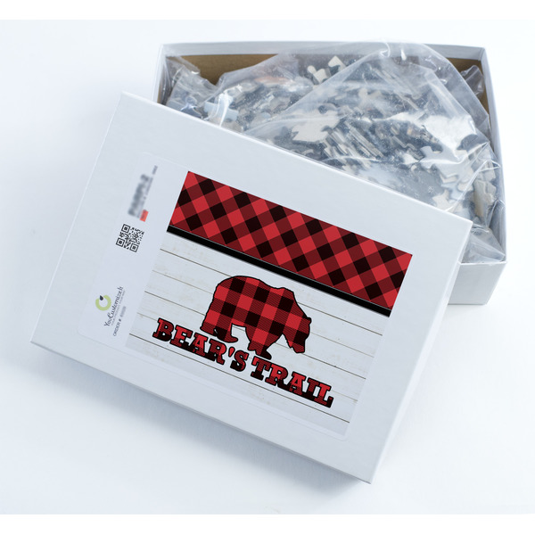 Lumberjack Plaid Jigsaw Puzzle 500 Piece - Box