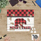 Lumberjack Plaid Jigsaw Puzzle 500 Piece - In Context
