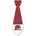 Lumberjack Plaid Iron On Tie (Personalized)