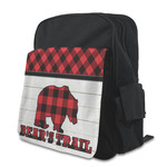Lumberjack Plaid Preschool Backpack (Personalized)