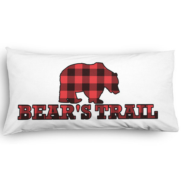 Custom Lumberjack Plaid Pillow Case - King - Graphic (Personalized)