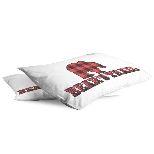 Lumberjack Plaid King Pillow Case - TWO (partial print)