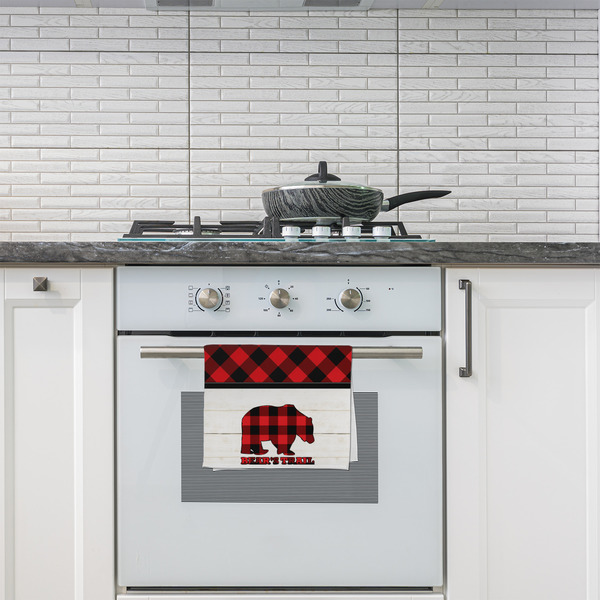 Lumberjack Plaid Kitchen Towel - Poly Cotton - Lifestyle