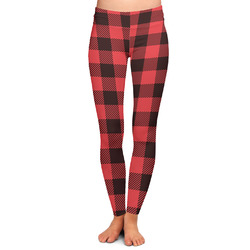 Lumberjack Plaid Ladies Leggings - Extra Small