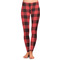 Lumberjack Plaid Ladies Leggings - Extra Small