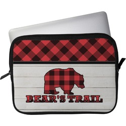 Lumberjack Plaid Laptop Sleeve / Case - 15" (Personalized)