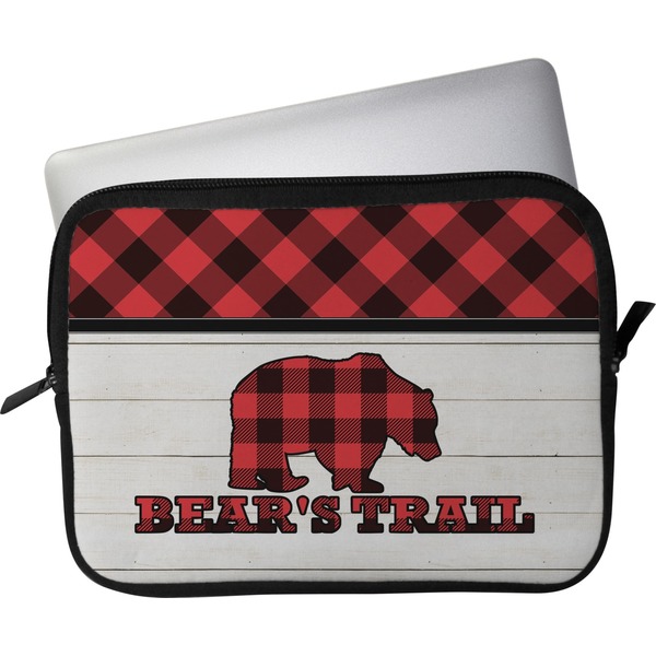 Custom Lumberjack Plaid Laptop Sleeve / Case - 15" (Personalized)