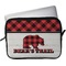 Lumberjack Plaid Laptop Sleeve / Case - 15" (Personalized)