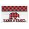 Lumberjack Plaid Large Rectangle Car Magnets- Front/Main/Approval