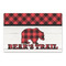 Lumberjack Plaid Large Rectangle Car Magnet (Personalized)