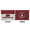 Lumberjack Plaid Large Zipper Pouch Approval (Front and Back)