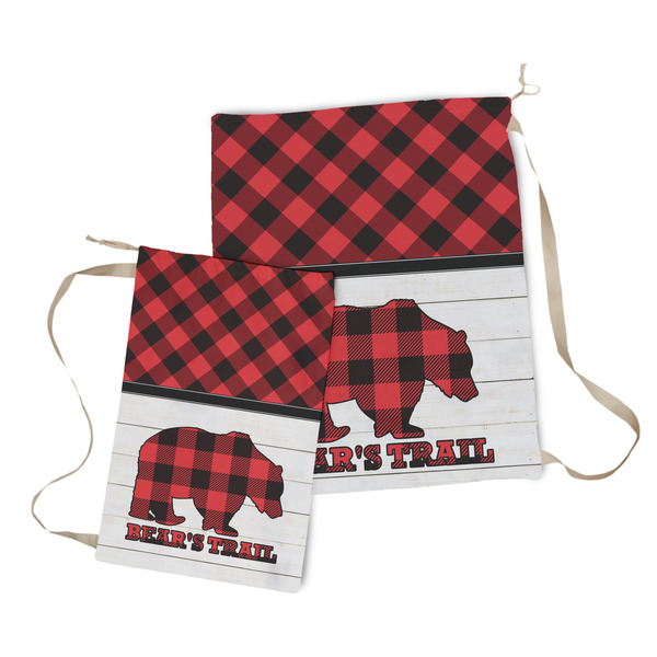 Lumberjack Plaid Laundry Bag - Both Bags