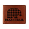 Lumberjack Plaid Leather Bifold Wallet - Single