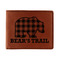 Lumberjack Plaid Leatherette Bifold Wallet (Personalized)