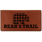 Lumberjack Plaid Leatherette Checkbook Holder (Personalized)
