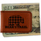 Lumberjack Plaid Leatherette Magnetic Money Clip (Personalized)