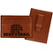 Lumberjack Plaid Leatherette Wallet with Money Clip (Personalized)