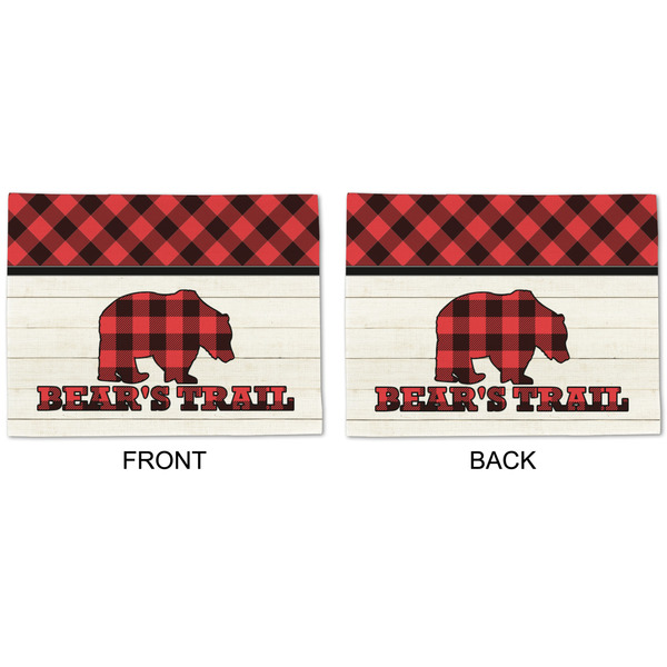 Lumberjack Plaid Linen Placemat - APPROVAL (double sided)