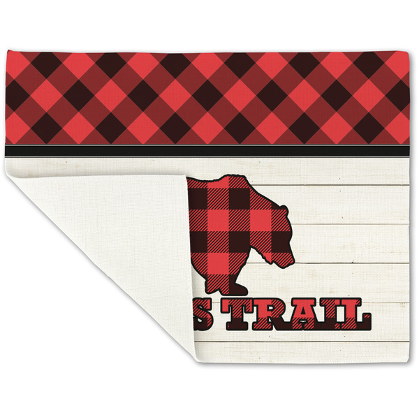 Lumberjack Plaid Linen Placemat - Folded Corner (single side)
