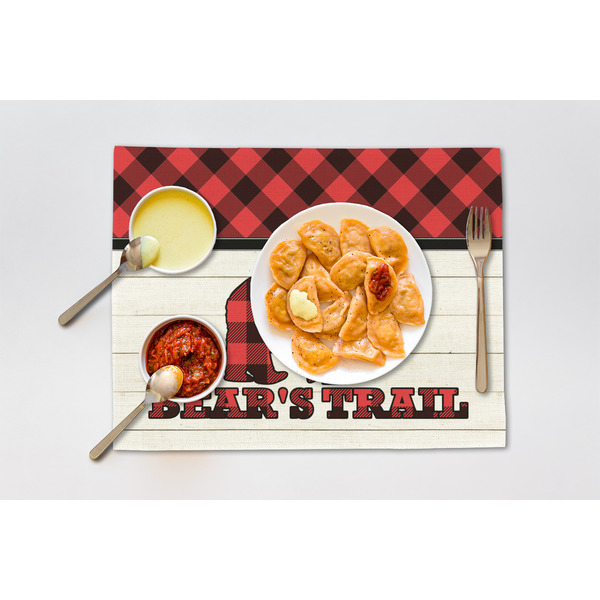 Lumberjack Plaid Linen Placemat - Lifestyle (single)