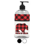 Lumberjack Plaid Plastic Soap / Lotion Dispenser (Personalized)