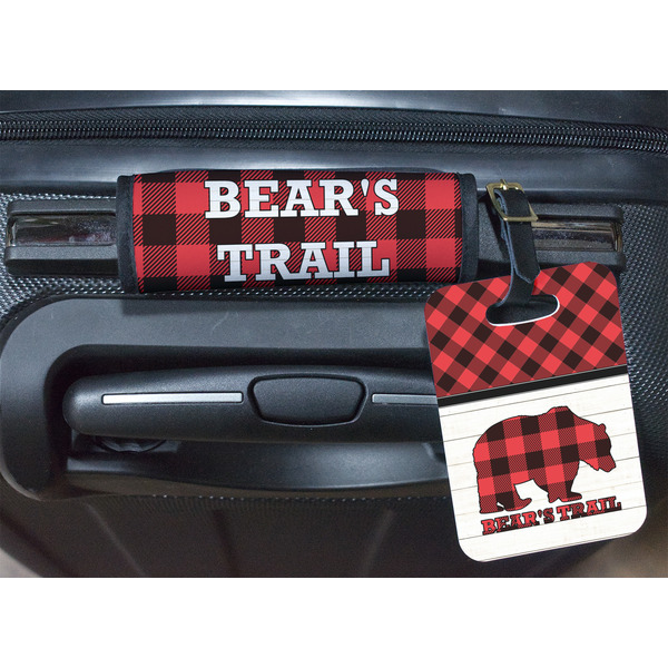 Lumberjack Plaid Luggage Wrap & Tag
