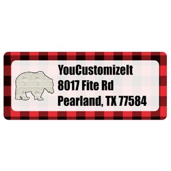 Lumberjack Plaid Return Address Labels (Personalized)