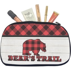 Lumberjack Plaid Makeup / Cosmetic Bag - Medium (Personalized)