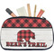 Lumberjack Plaid Makeup / Cosmetic Bag - Medium (Personalized)
