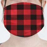 Lumberjack Plaid Face Mask Cover