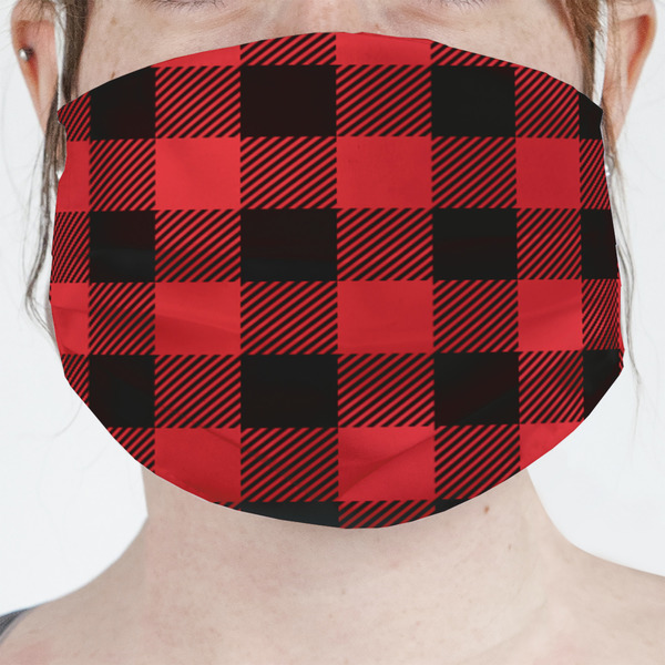 Custom Lumberjack Plaid Face Mask Cover