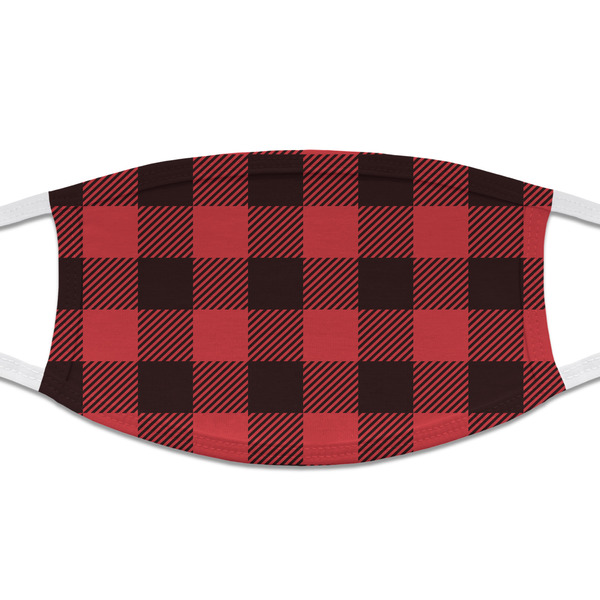 Custom Lumberjack Plaid Cloth Face Mask (T-Shirt Fabric)