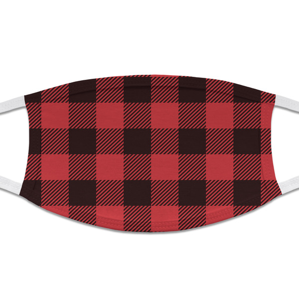 Custom Lumberjack Plaid Cloth Face Mask (T-Shirt Fabric)