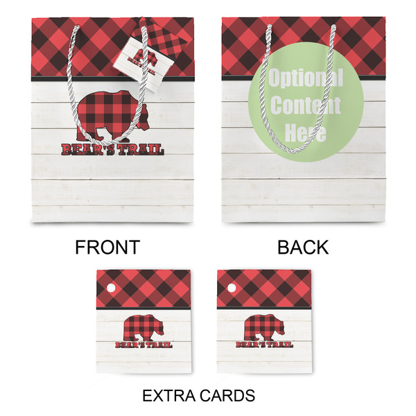 Lumberjack Plaid Medium Gift Bag - Approval