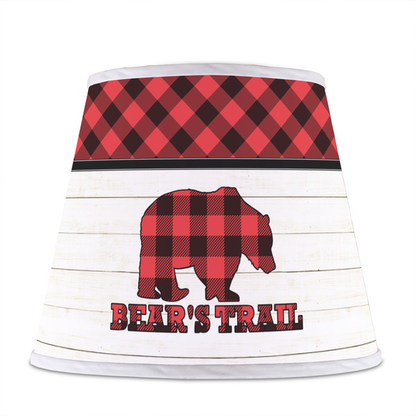 Lumberjack Plaid Poly Film Empire Lampshade - Front View