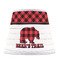 Lumberjack Plaid Poly Film Empire Lampshade - Front View