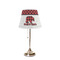 Lumberjack Plaid Poly Film Empire Lampshade - On Stand