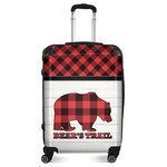 Lumberjack Plaid Suitcase - 24" Medium - Checked (Personalized)