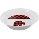 Lumberjack Plaid Melamine Bowl - 12 oz (Personalized)