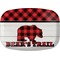 Lumberjack Plaid Melamine Platter (Personalized)