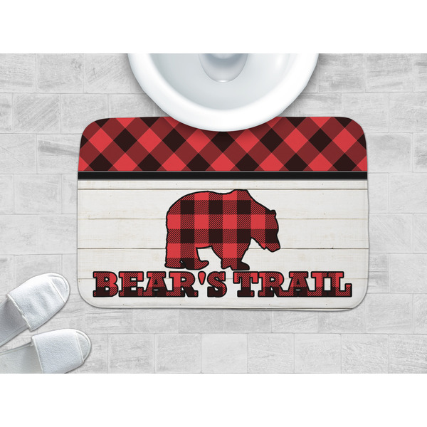 Lumberjack Plaid Memory Foam Bath Mat - LIFESTYLE 34x21