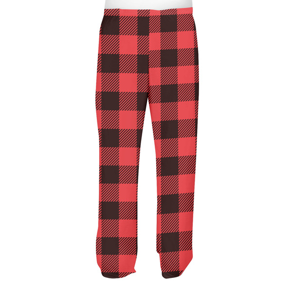 Lumberjack Plaid Men's Pjs Back - on model