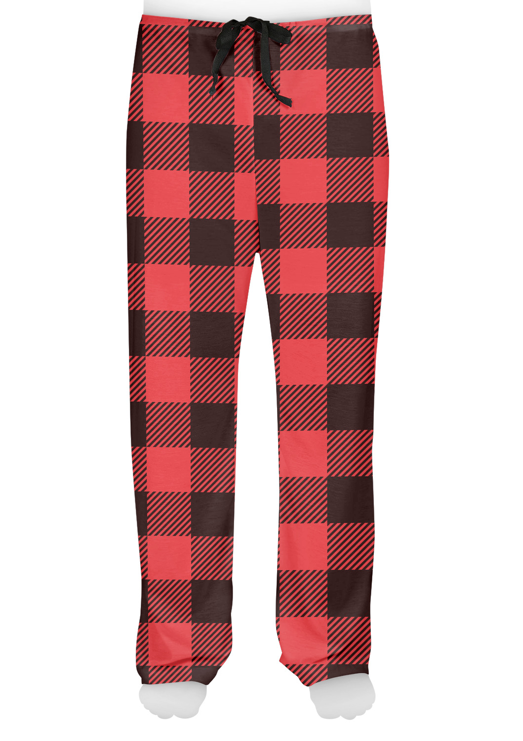 Custom Lumberjack Plaid Mens Pajama Pants YouCustomizeIt