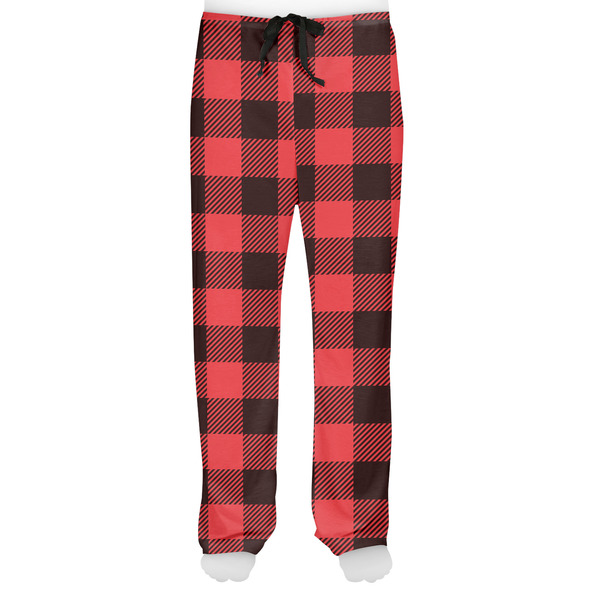 Lumberjack Plaid Men's Pjs Front - on model