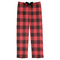 Lumberjack Plaid Mens Pajama Pants - Flat