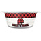 Lumberjack Plaid Stainless Steel Dog Bowl - Small (Personalized)