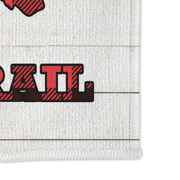 Lumberjack Plaid Microfiber Dish Rag - DETAIL