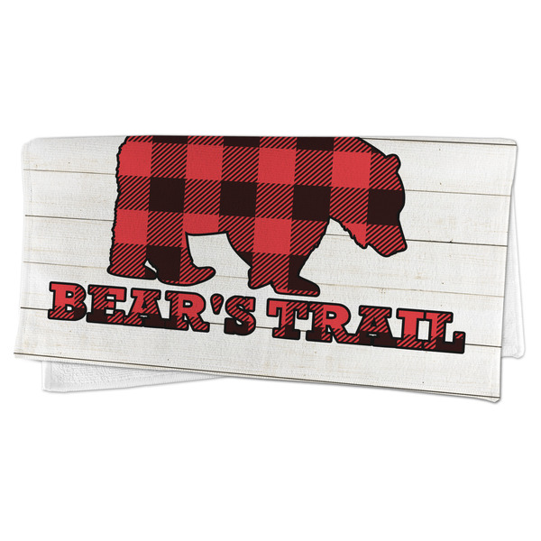 Lumberjack Plaid Microfiber Dish Rag - FOLDED (half)