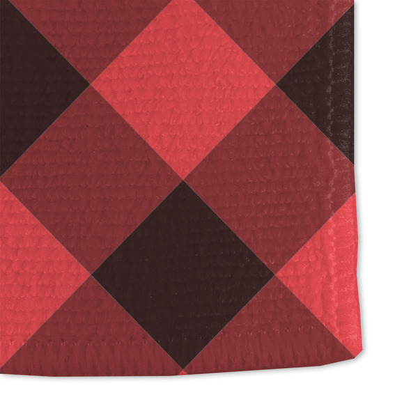 Lumberjack Plaid Microfiber Dish Towel - DETAIL