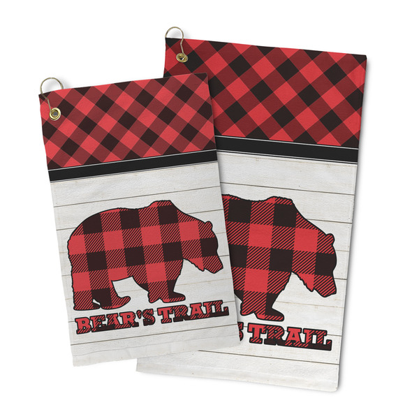 Lumberjack Plaid Microfiber Golf Towel - PARENT/MAIN
